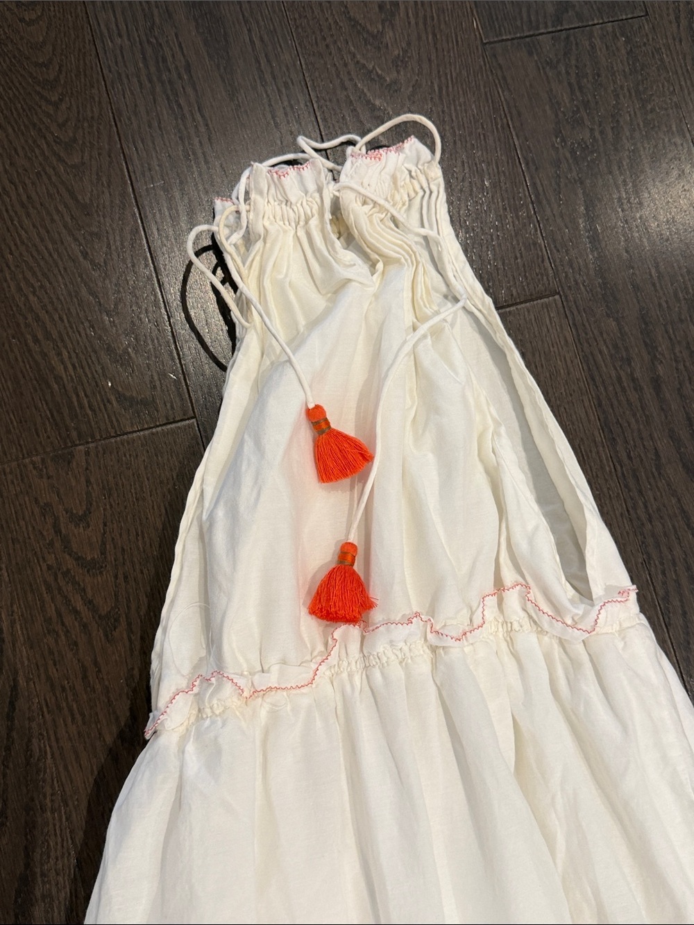 Club Monaco white cotton midi dress XS - Picture 3 of 3